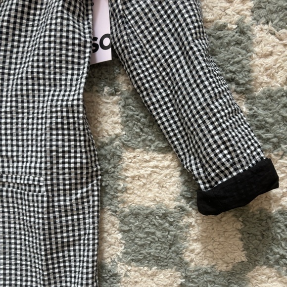 NWT Black and White Blazer - Picture 4 of 5